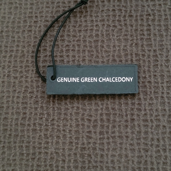 ✨️HP✨️ Gemolio Faceted Deep Green💚 Chalcedony Ring💍 - NWT - Picture 6 of 16